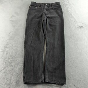 Vintage Y2K Levis Jeans 33x30 (Fits 32x30) Black Faded Straight Wide Grunge Punk